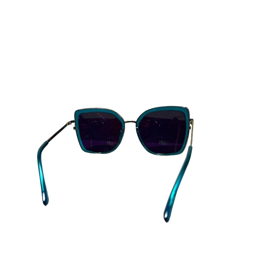 Diff Sunglasses Oversized Cateye Turquoise Claris… - image 7